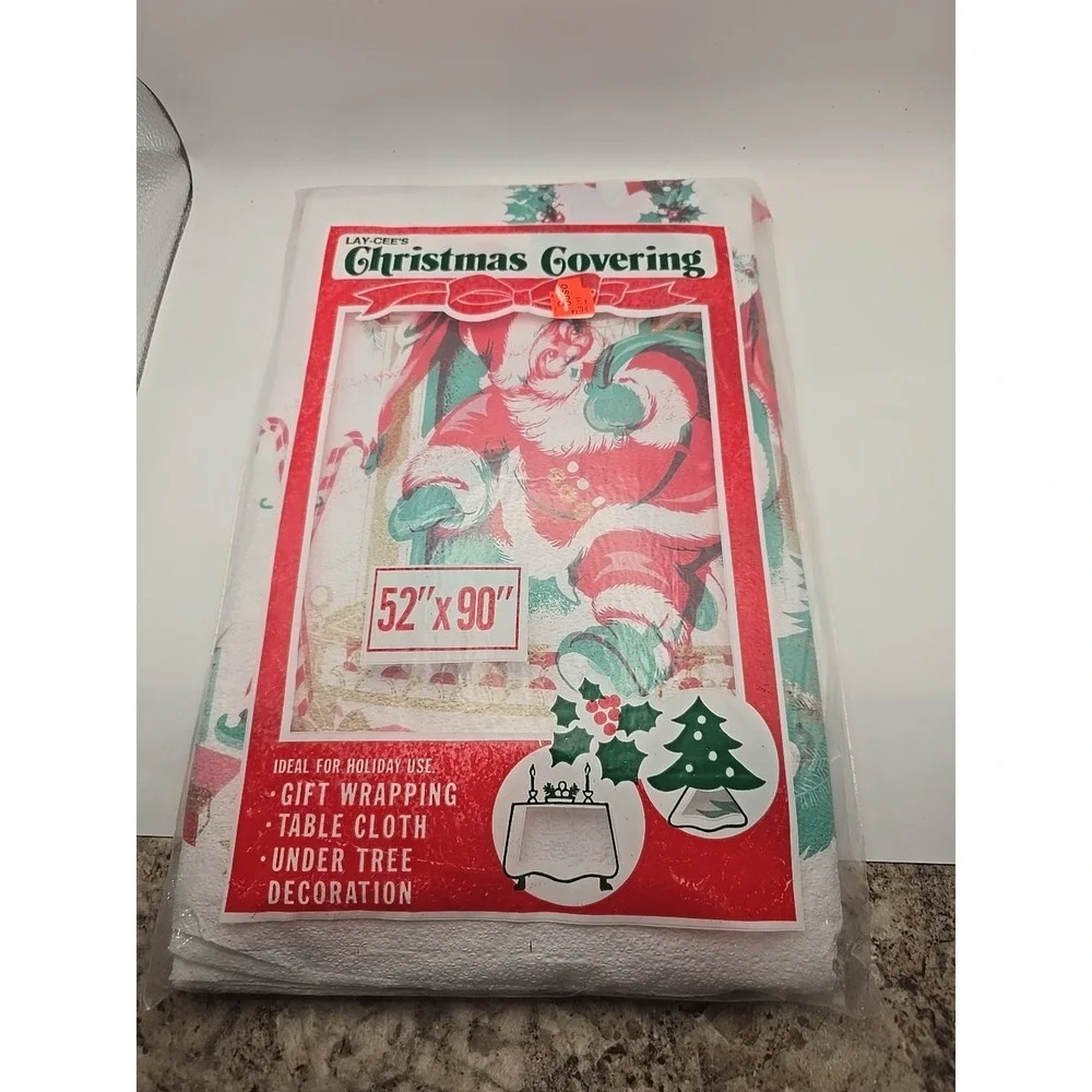 Vintage S Christmas Table Cloths Oblong 52